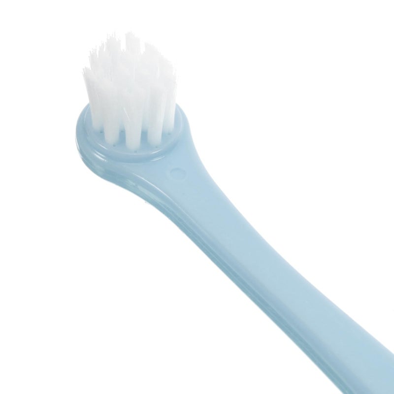 Sky Blue Pet Toothbrush For Cats And Dogs With Soft Bristles And Ergonomic Handle - Image 5