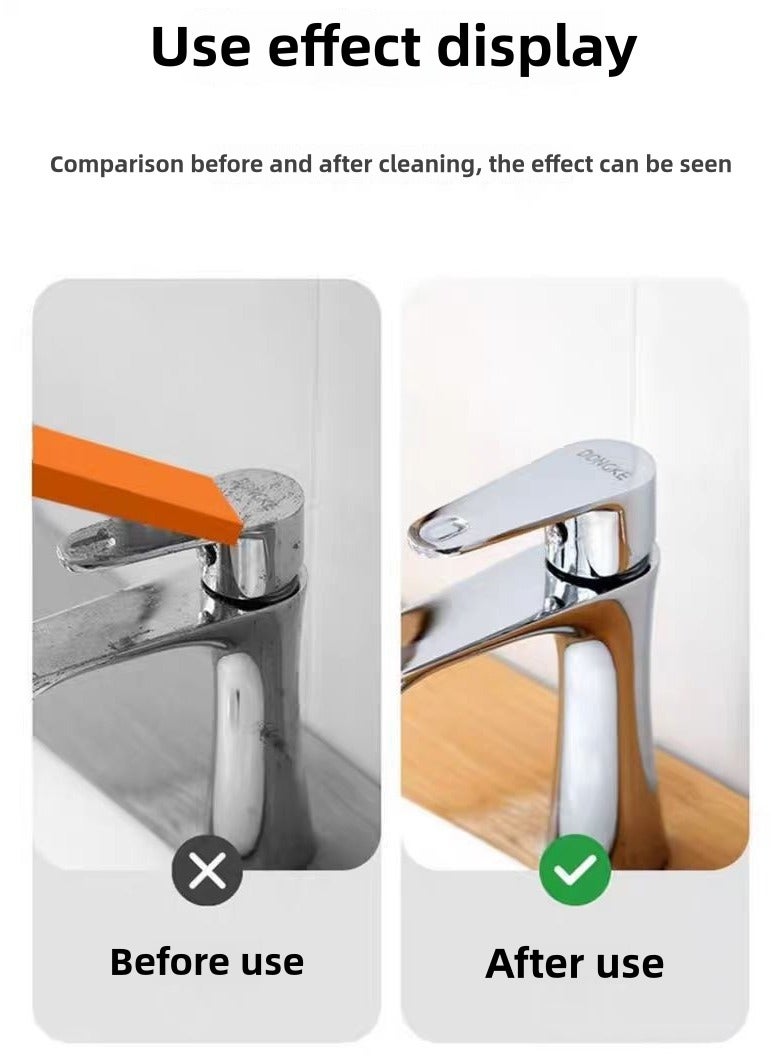 3pc Stainless Steel Stain Eraser, Decontamination Artifact Extra Strong Magic Sponge Eraser, with Rubber Gloves for Tough Stains, Dirt Surface, Kitchen Home - Image 5
