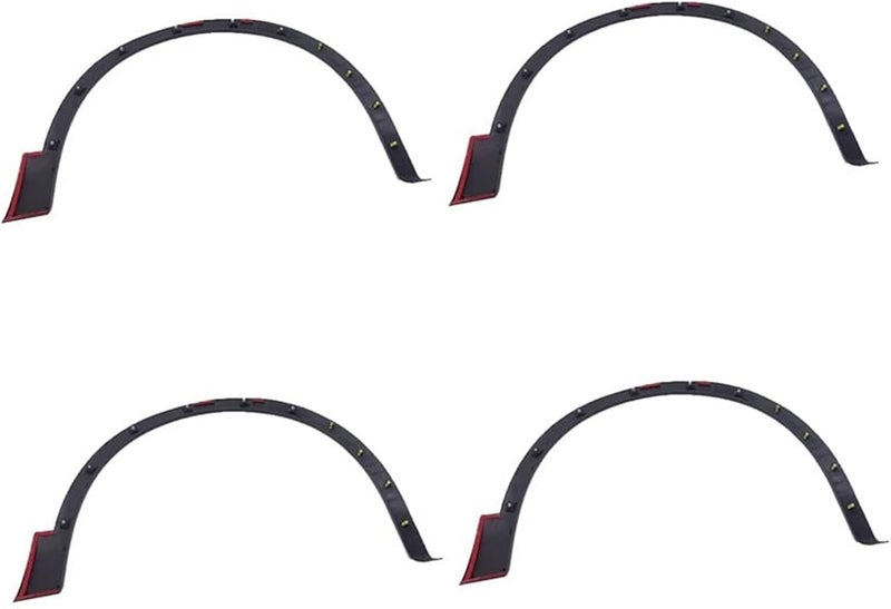 Wivplex Black Mudguard Wheel Eyebrow Trim for Nissan X-Trail T31 - Image 5