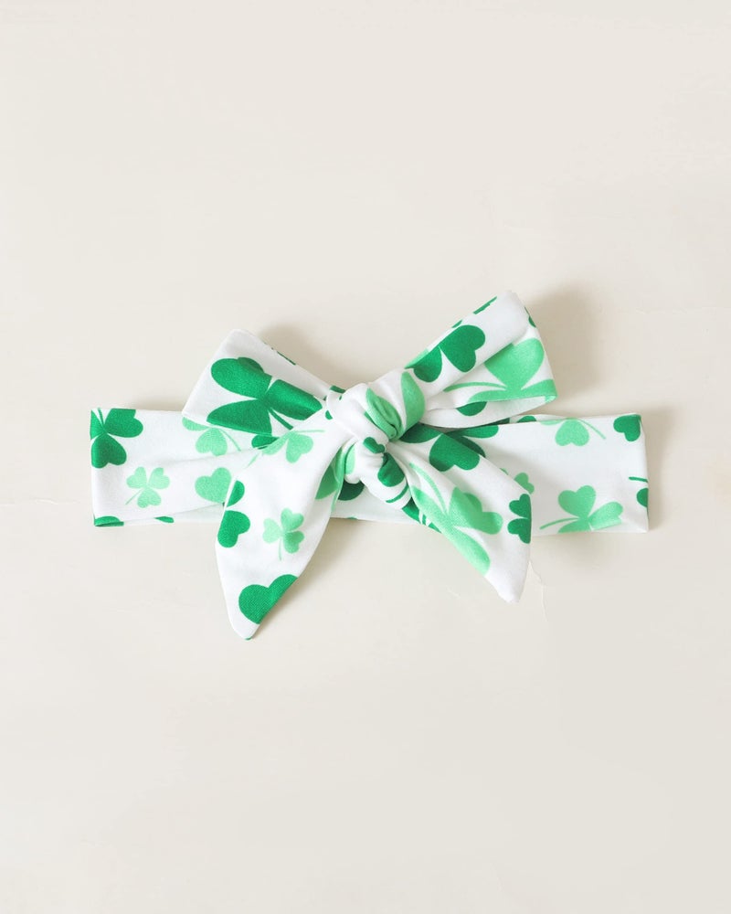 SODLON Toddler Girl Clothes 3T St. Patrick's Day Outfit 2T Girls Clothing Long Sleeve Ruffle T-Shirts Shamrock Print Pants Headband Winter Fall Clothing Sets Green - Image 4