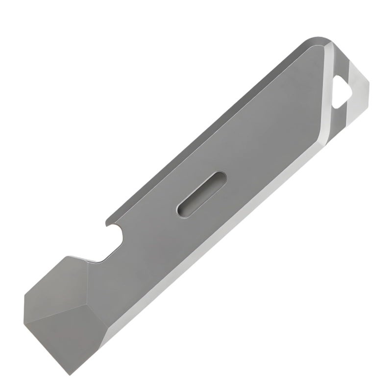 Titanium Mini Survival Tool 3.6 Inch Portable Pry Bar With Bottle Opener And Keyhole - Image 2