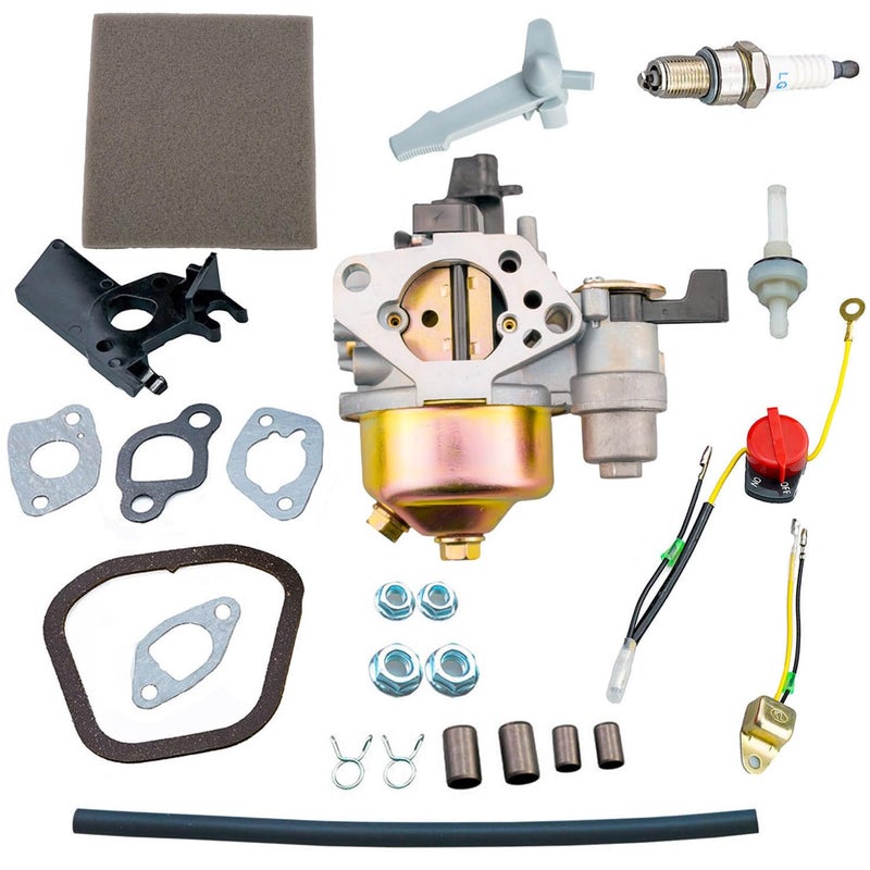 HZ Carburetor Air Filter Kit for Harbor Freight Predator 212 173 R210 6.5HP 7HP Engine Go Kart and More