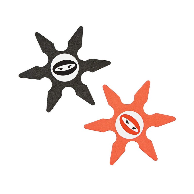 MO FOAM NINJA STAR Toys 24 Pieces