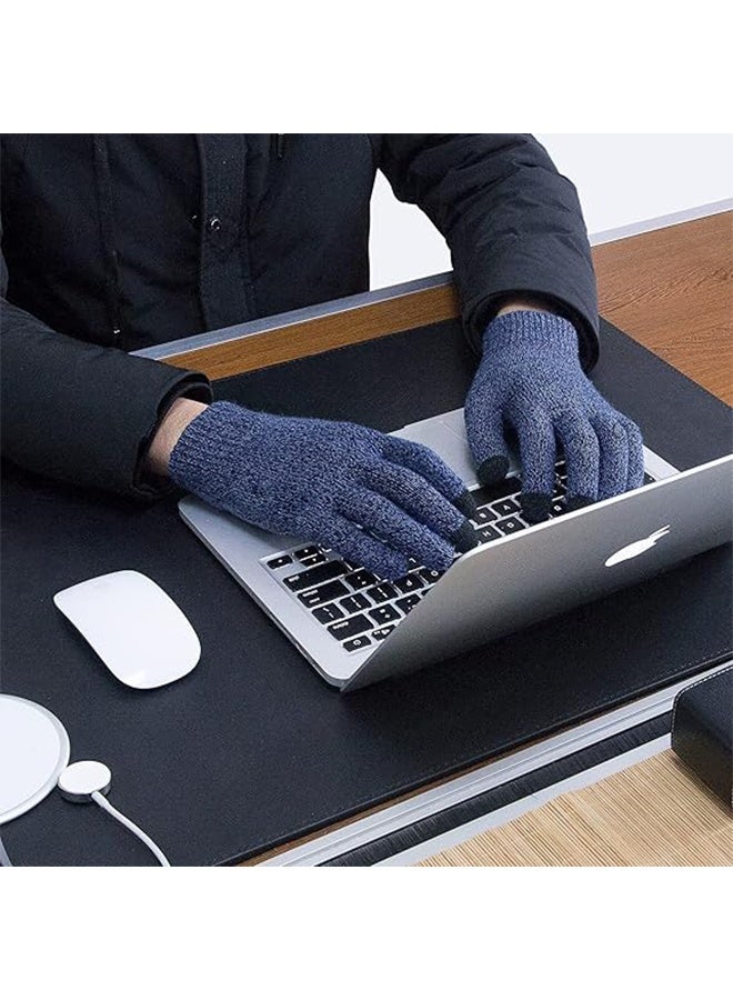 Winter Gloves, Glove for Men Women, Upgraded Touch Screen Texting Warm Running with Thermal Soft Knit Lining - Image 3