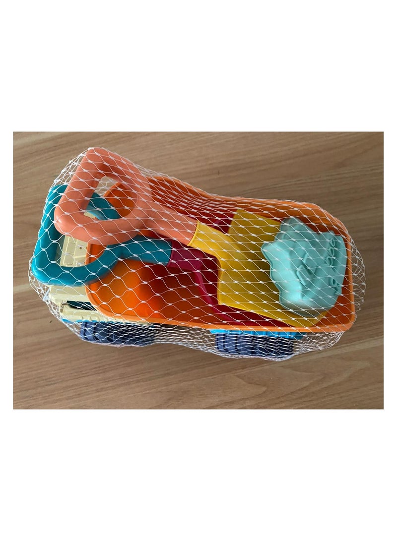 مجموعة ألعاب الشاطئ شاحنة تفريغ الرمل - 7 قطع، متعددة الألوان - Image 2