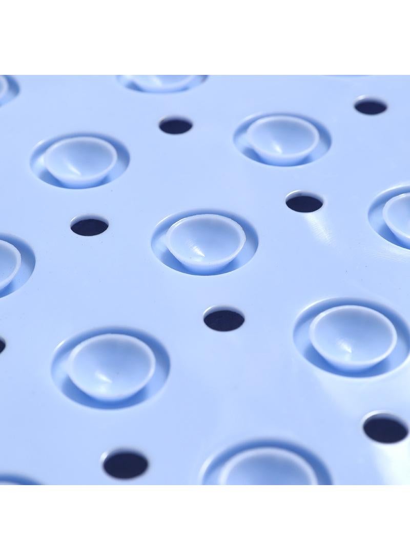 Bathroom anti slip massage mat, waterproof bathroom, hotel toilet floor mat, blue 50 * 80cm - Image 3