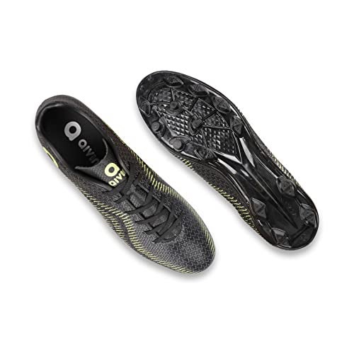 Aivin Rattle Snake Football Stud | Lightweight Comfort & Maximum Grip | Best for Competitive Soccer Players | Sports Cleats | Football Footwear (Black, UK Footwear Size System, Adult, Men, Numeric, Medium, 4) - Image 5