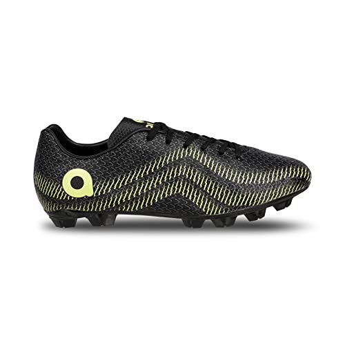 Aivin Rattle Snake Football Stud | Lightweight Comfort & Maximum Grip | Best for Competitive Soccer Players | Sports Cleats | Football Footwear (Black, UK Footwear Size System, Adult, Men, Numeric, Medium, 4) - Image 2