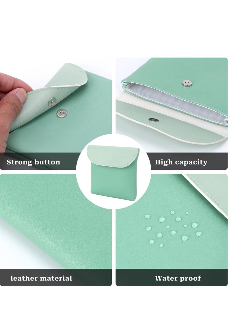 Sanitary Napkin Storage Bag, 2 Pcs Menstrual Pad Bag Portable Sanitary Napkin Storage Tampons Holder for Purse First Period Kit for Teen Girls Store Sanitary Pads for Women - Image 3