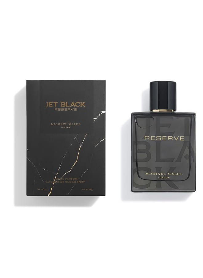Michael Malul Jet Black Reserve Eau de Parfum for Men - 100ml | 3.4oz - Image 3