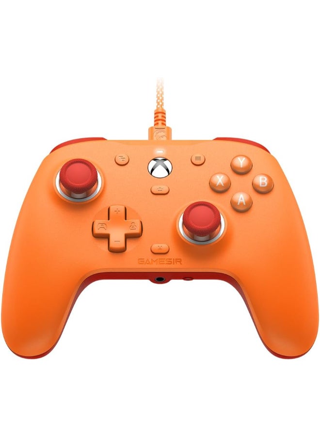 جيم سير وحدة تحكم سلكية G7 SE لجهاز Xbox Series X|S و Xbox One و Windows 10/11، جهاز تحكم ألعاب سهل الاستخدام مع عصي تحكم بتأثير هول/زناد هول، مقبس صوت 3.5 مم - Image 1