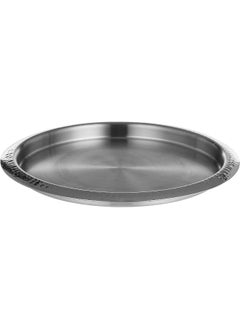 KEDGE Kedge Stainless Steel With Hammered Finish Border Tray, 40 Cm Size, Silver  - Image 1