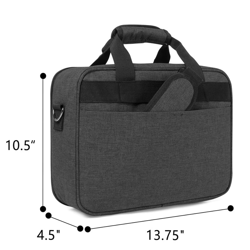 LUXJA Projector Case, Projector Bag with Accessories Storage Pockets (Compatible with Most Major Projectors), Medium(13.75 x 10.5 x 4.5 Inches), Black - Image 5