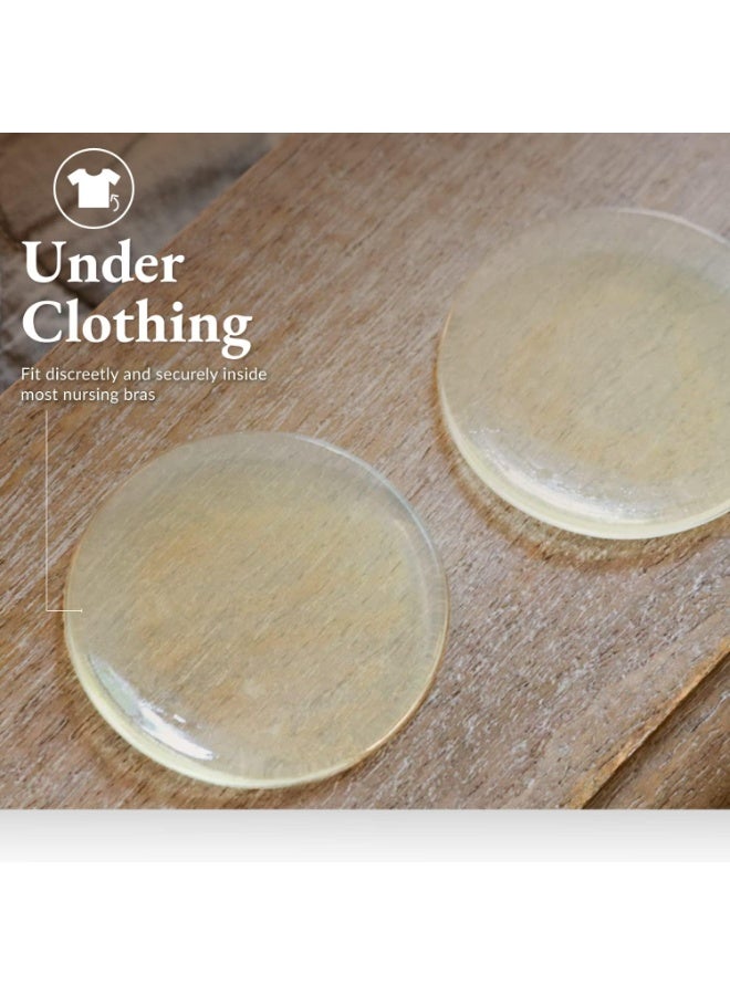 Ameda ComfortGel HydroGel Soothing Nursing Pads | Breast Pads | Hydrogel Nipple Pads for Breastfeeding | Reusable Cooling Nipple Gel Pads | Breastfeeding Supplies Nursing Gel Pads | 1 Pair (2 Count) - Image 5