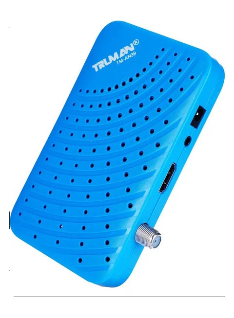 Truman Digital Satellite Receiver Mini HD TM-AN39,Blue