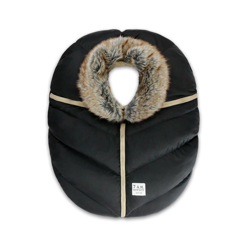 7 A.M. Enfant Car Seat Cocoon (Faux Fur) - Image 4