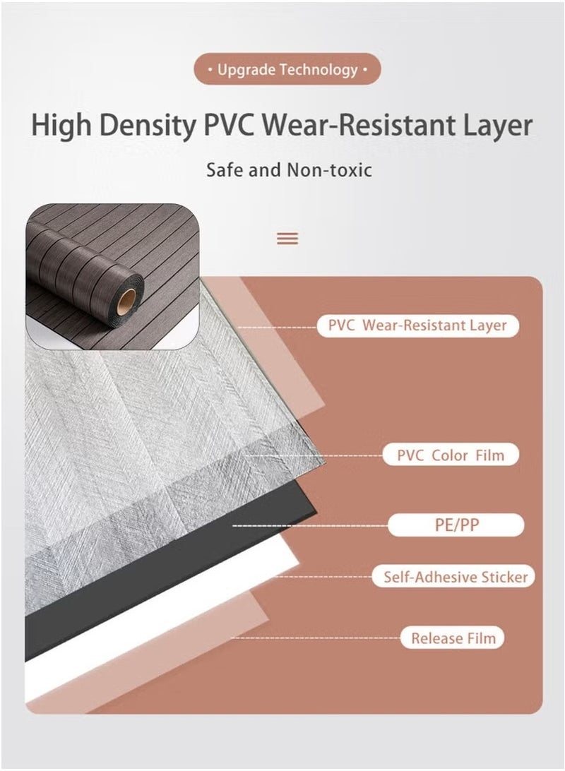 JOGAMS 3D Wall Paper Foam Wallpaper 1 Roll Self Adhesive Waterproof Thickened Wallpaper Sticker Wall Covering for Kitchen Room Ceiling Wall Indoor Use Moisture Proof Sound Insulation Wallboard 2.8mm x 40cm x 300cm - Image 4