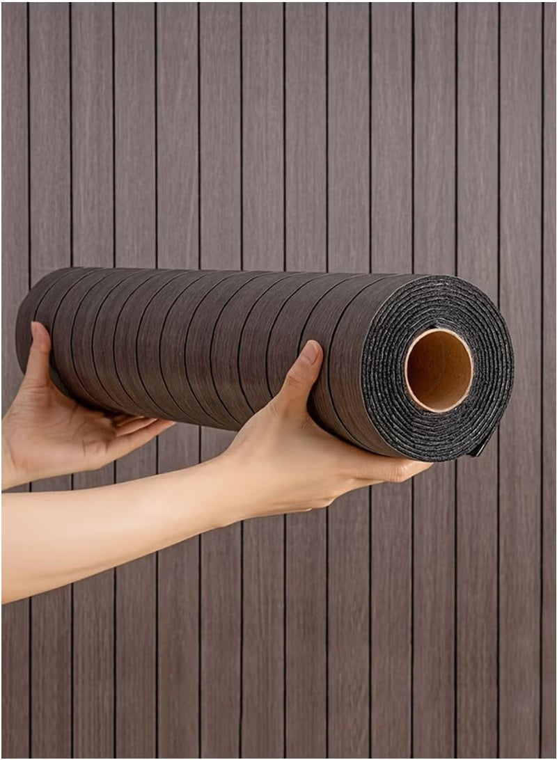 JOGAMS 3D Wall Paper Foam Wallpaper 1 Roll Self Adhesive Waterproof Thickened Wallpaper Sticker Wall Covering for Kitchen Room Ceiling Wall Indoor Use Moisture Proof Sound Insulation Wallboard 2.8mm x 40cm x 300cm - Image 1