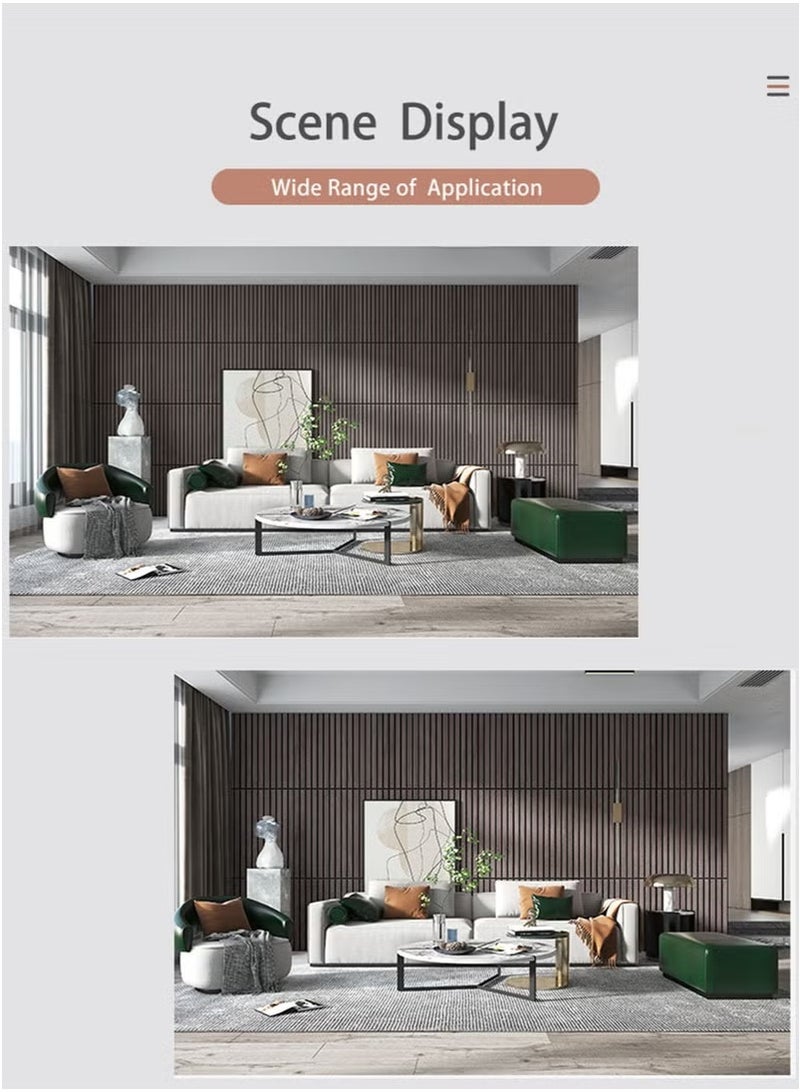 JOGAMS 3D Wall Paper Foam Wallpaper 1 Roll Self Adhesive Waterproof Thickened Wallpaper Sticker Wall Covering for Kitchen Room Ceiling Wall Indoor Use Moisture Proof Sound Insulation Wallboard 2.8mm x 40cm x 300cm - Image 3