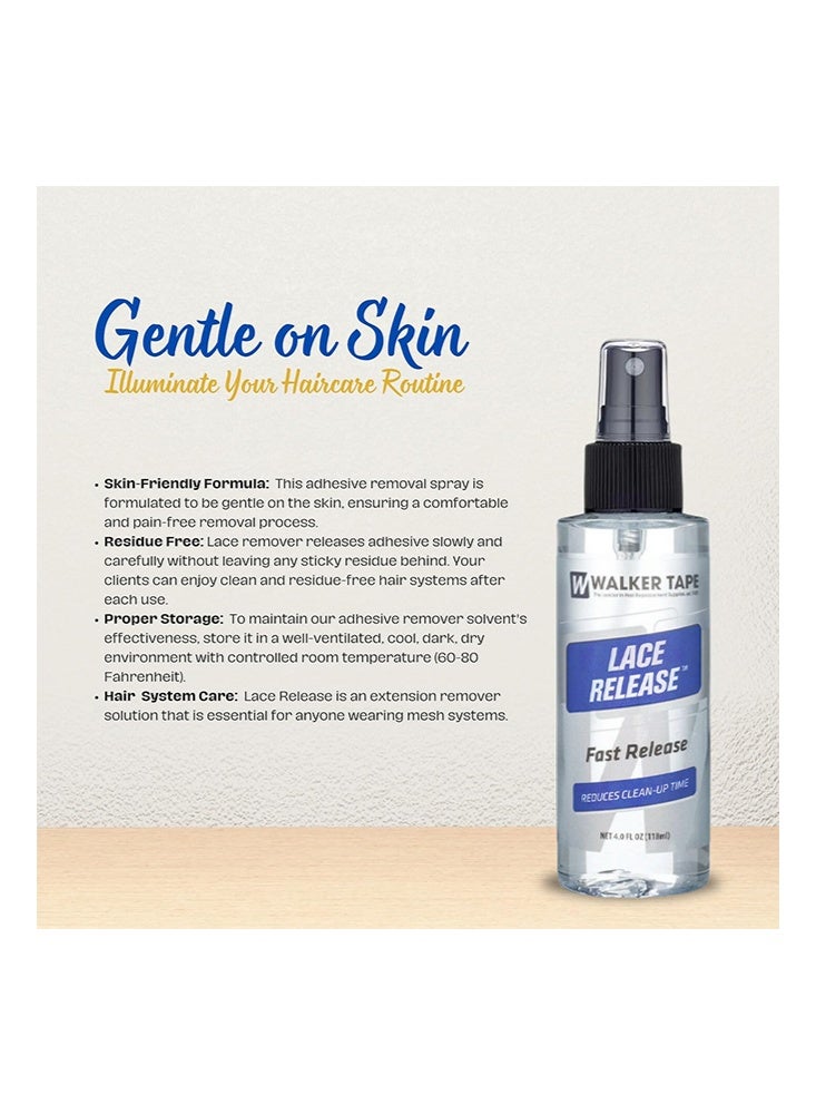 والكر تايب بخاخ إزالة الدانتيل - شريط إزالة سريع للشعر الصناعي ومزيل غراء الباروكات للأنظمة الشبكية الحساسة - بخاخ مزيل غراء شعر صناعي لطيف - مزيل فعال لاصق الدانتيل للبشرة (4 أونصات) - Image 4