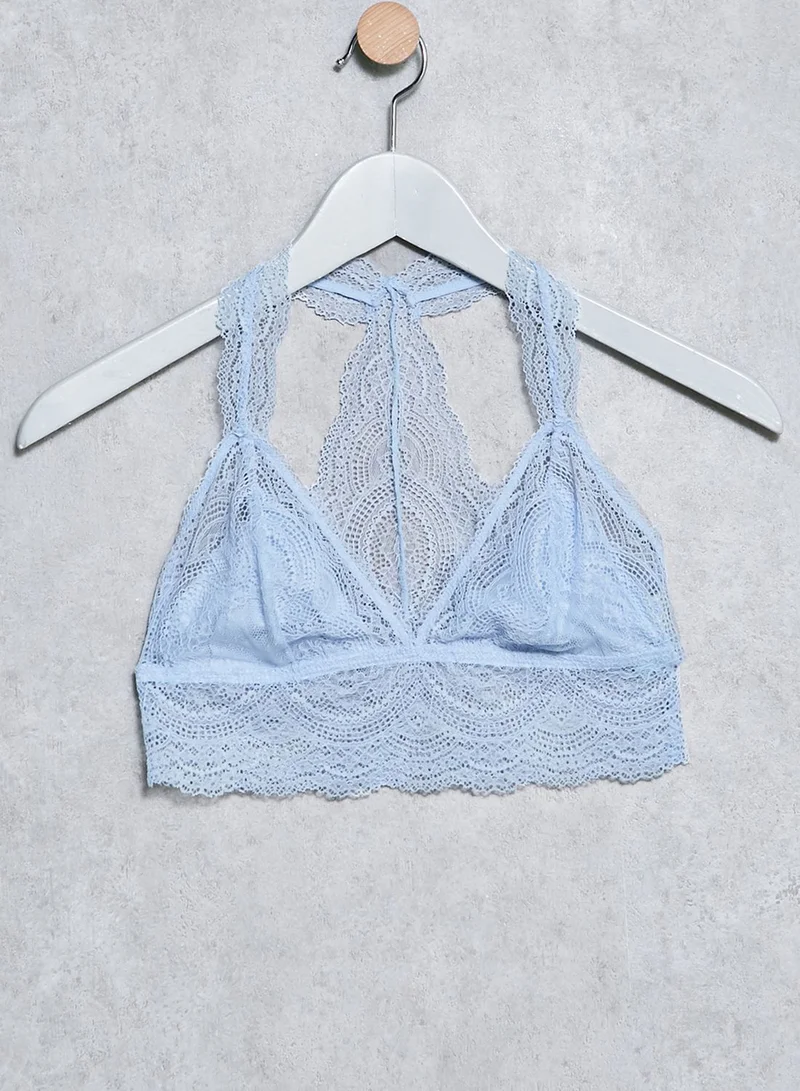TOPSHOP Lace Plunge Bra