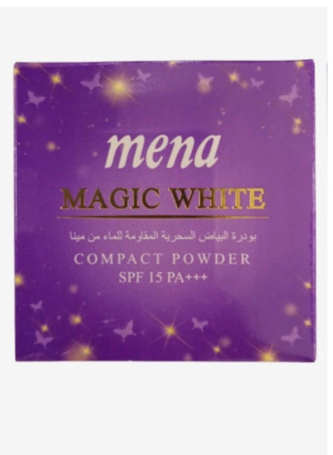 مينا ماجيك وايت بودرة مضغوطة 12 جرام SPF15+++ (CO5)