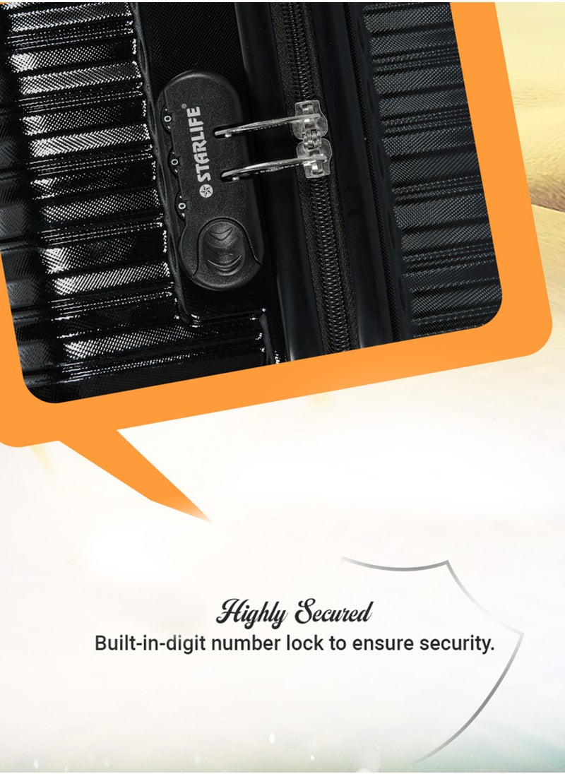 STARLIFE Suitcase Set of 4 PCS ABS Hardside Travel Luggage Bag  - Image 3