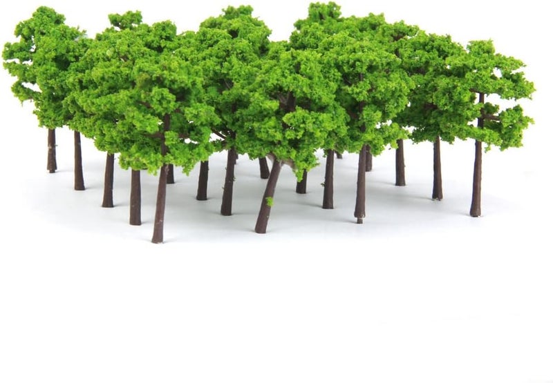 كلاراكو مجموعة أدوات تزيين سكة حديد نموذجية بمقياس 1:250 - 80 نموذج شجرة بارتفاع 5 سم - Image 5