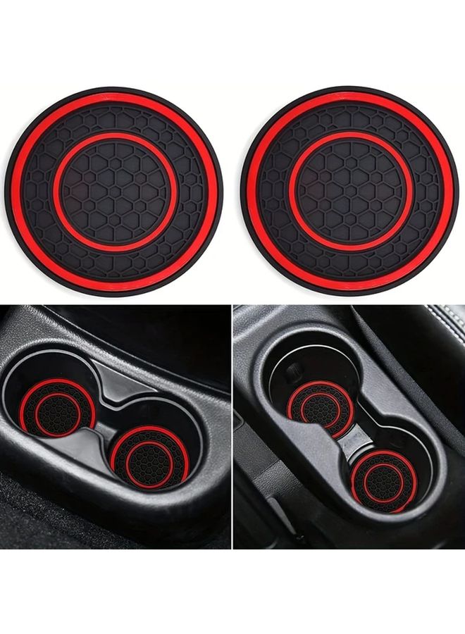 Large Sky Blue Premium Silicone Center Console Non Slip Dustproof PVC Car Interior Protection - Image 2