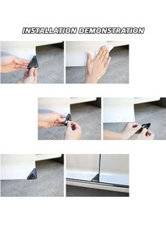 KASTWAVE 2PCS Car Door Edge Guards, Universal Car Door Edge Protector Guards, Carbon Fiber Car Door Corner Protector, Self-Adhesive Car Door Anti-Collision Protector Sticker, Scratch Guard Exterior Accessories  - Image 5
