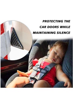 KASTWAVE 2PCS Car Door Edge Guards, Universal Car Door Edge Protector Guards, Carbon Fiber Car Door Corner Protector, Self-Adhesive Car Door Anti-Collision Protector Sticker, Scratch Guard Exterior Accessories  - Image 2