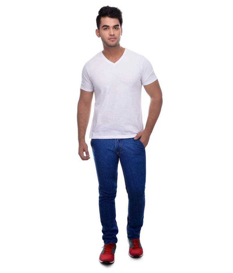 Ben Martin Men's Regular Fit Jeans (BMWJJ-9-LB38a_Blue_38) - Image 3