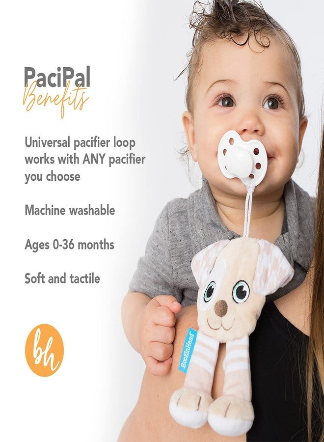 BooginHead by Infantino Pacifier Holder Stuffed Animal and Baby Pacifier Clip, Green Sloth - Image 4