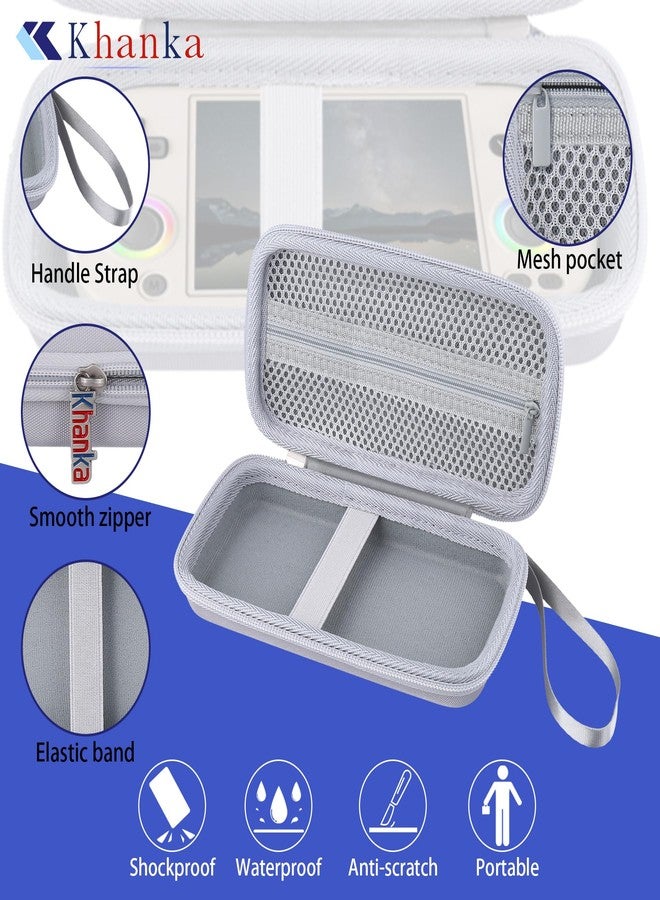 khanka Hard Travel Case Replacement for RG40XX H Retro Handheld Game Console,Case Only. (White) - Image 4