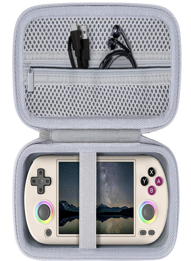 khanka Hard Travel Case Replacement for RG40XX H Retro Handheld Game Console,Case Only. (White) - Image 1