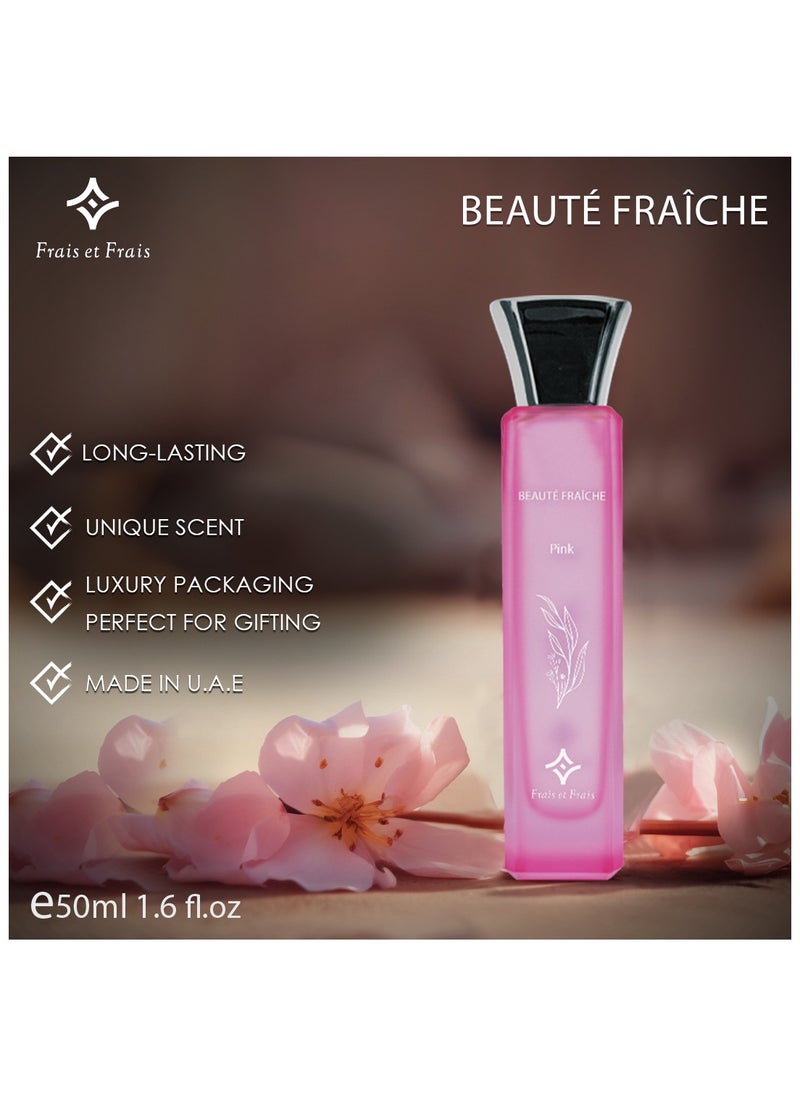 Frais Et Frais - Frais Et Frais Beaute Fraiche Pink Perfume 50ml - EDP - For Him & Her - Image 1