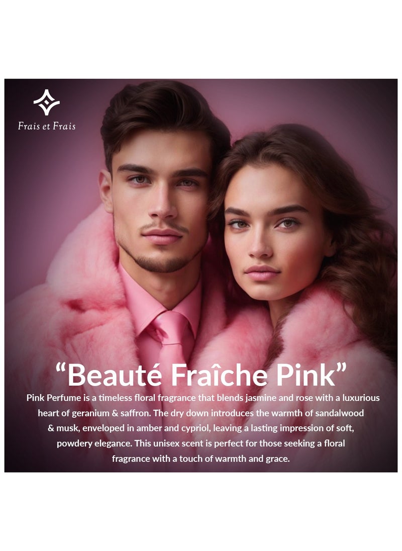 Frais Et Frais - Frais Et Frais Beaute Fraiche Pink Perfume 50ml - EDP - For Him & Her - Image 1