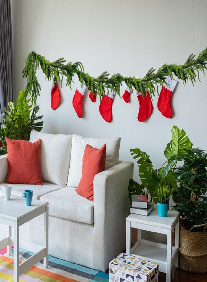 FSSODWT Norfolk Pine Garland, Artificial Real Touch Winter Pine Garland Decoration, Suitable for Fireplaces, Stairs, Windows, Tables, Indoor and Outdoor Walls Home Xmas Holiday Decor (1PC, 6FT) - Image 4