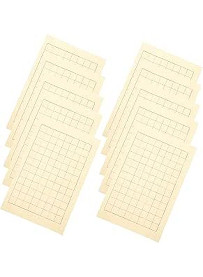 ورق شوان الملون العتيق لممارسة الخط الصيني 40 ورقة سميكة للكتابة - Image 1
