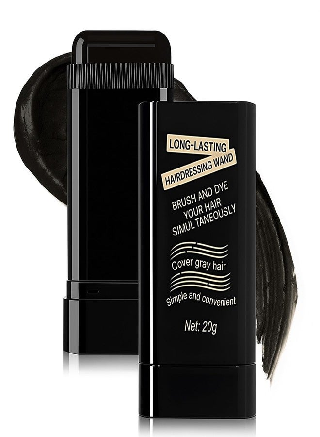 Keli Hair Color Stick for Instant Gray Hair Coverage – Temporary Root Touch Up Comb for Men & Women – Waterproof, Long Lasting, Easy to Apply Hair Dye Stick (Natural Black, 20gm) - Image 1