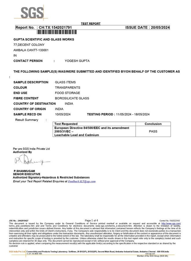 ISKO® Borosilicate Glass Water Bottle with Leak-Proof Airtight Stainless Steel Lid and Protective Fabric Sleeve For water, Juices,Fridge bottles -750ML - Image 5