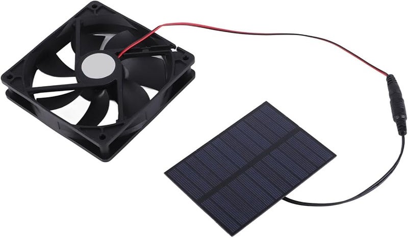 3W مجموعة مروحة تعمل بالطاقة الشمسية لتهوية حظيرة الدجاج والصوبة الزراعية والسقيفة - Image 4