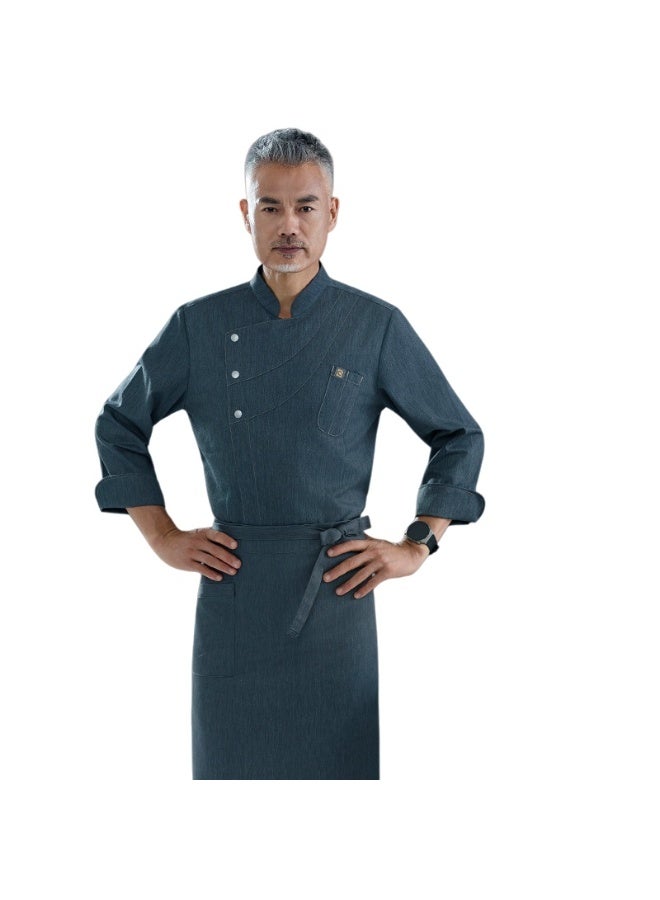 KUYING New Chef Workwear Top+Apron Set - Image 1