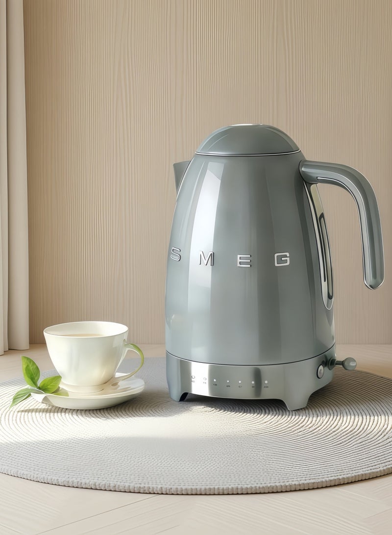 smeg Retro Advanced Temperature Control Electric Kettle 1.7L KLF04GREU-2400W (Gray) - Image 2