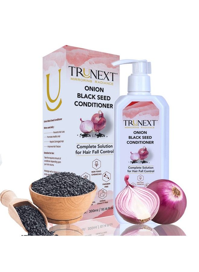 TRUNEXT Onion Conditioner Made With Onion Black Seed Deep Moisturizing And Nourishing Hair Conditioner For Women And Men 300 Ml - Image 1