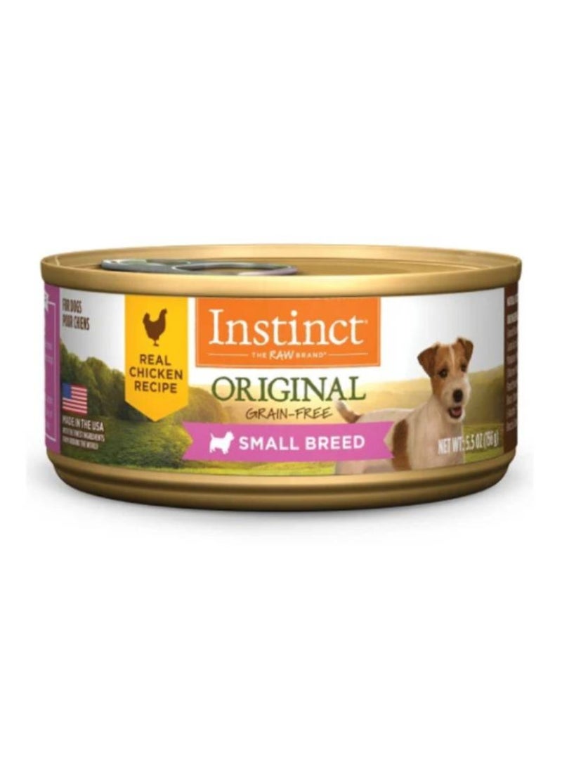 غريزة Instinct - طعام رطب أصلي للكلاب من السلالات الصغيرة بنكهة الدجاج - Image 1