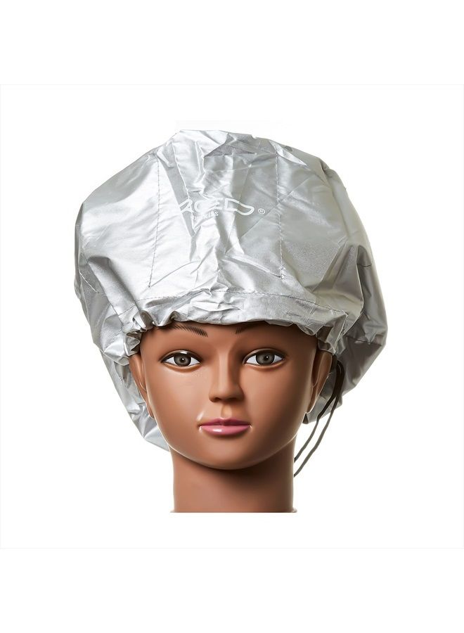 KISS Red by KISS Universal Soft Bonnet Hair Dryer Attachment Works with ANY Hand Held Dryer Bonus 3pcs Shower Cap Included - Image 4