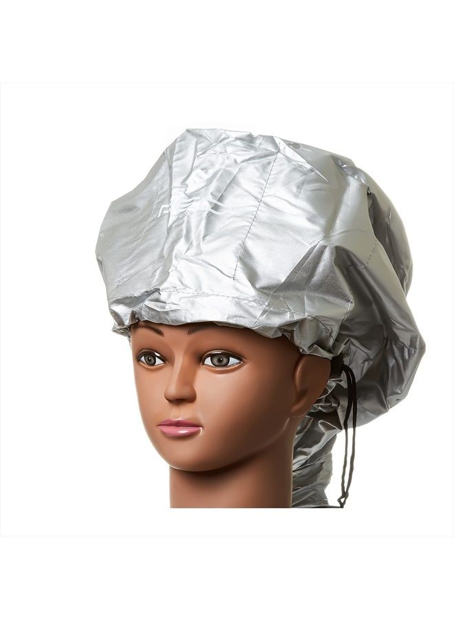 KISS Red by KISS Universal Soft Bonnet Hair Dryer Attachment Works with ANY Hand Held Dryer Bonus 3pcs Shower Cap Included - Image 5