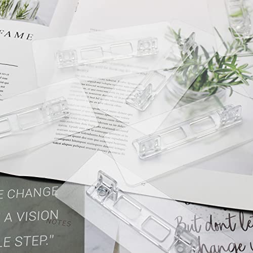 Ourart 24 Pieces Adhesive Shelf Bracket, Double Row Reinforced Design Shelf Support Pegs for Shelves Kitchen Cabinet Book Closet - Image 4