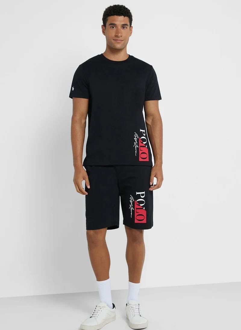 POLO RALPH LAUREN Logo Crew Neck T-Shirt